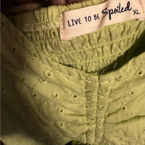 Green Ruffle Strap Dress - Picture 3 of 6